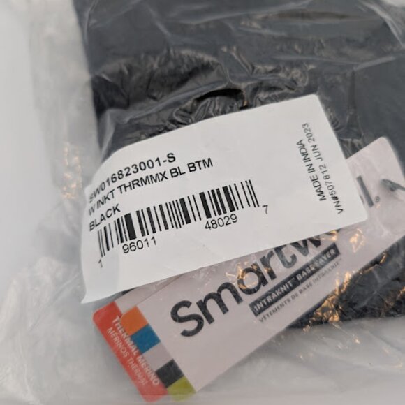 2 Pairs - Smartwool Women's Base Layer Leggings Bundle | Navy & Black - Picture 10 of 12